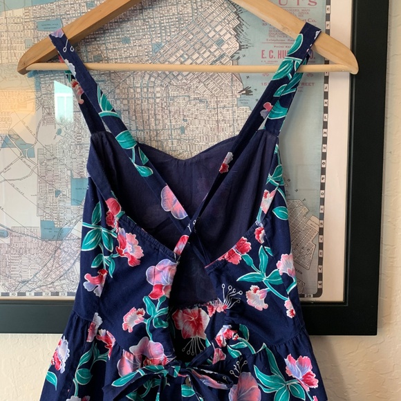 Hawaiian print floral cotton sundress - Picture 5 of 8